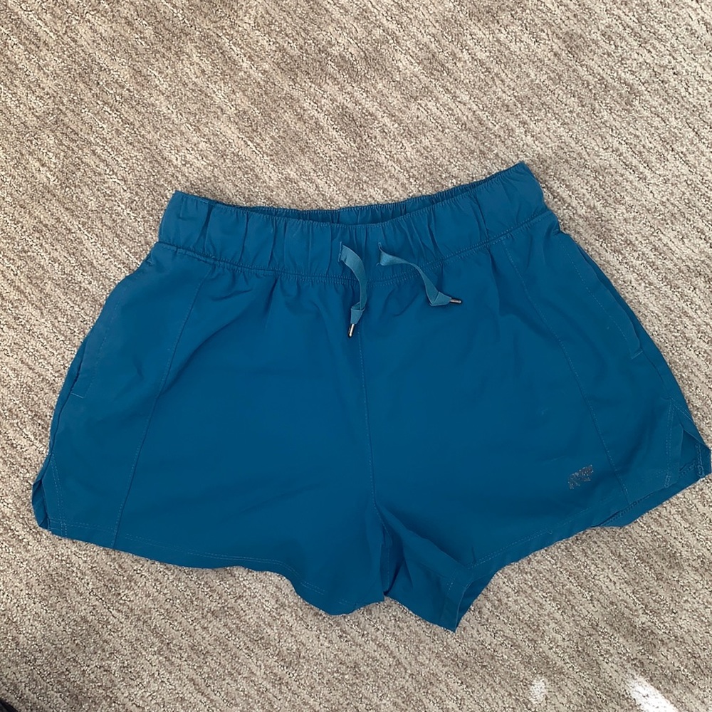 Blue/teal athletic shorts